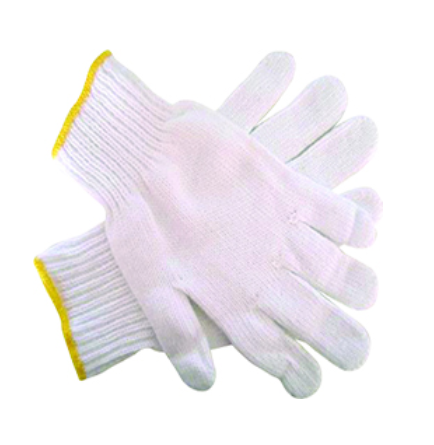 Lightweight Knitted Gloves for General Protection and Dexterity, Breathable Cotton Blend for Everyday Industrial and Household Use